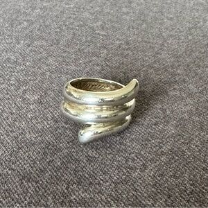 Sterling Silver Spiral Wrap Ring (Size 8 - 18.2MM)